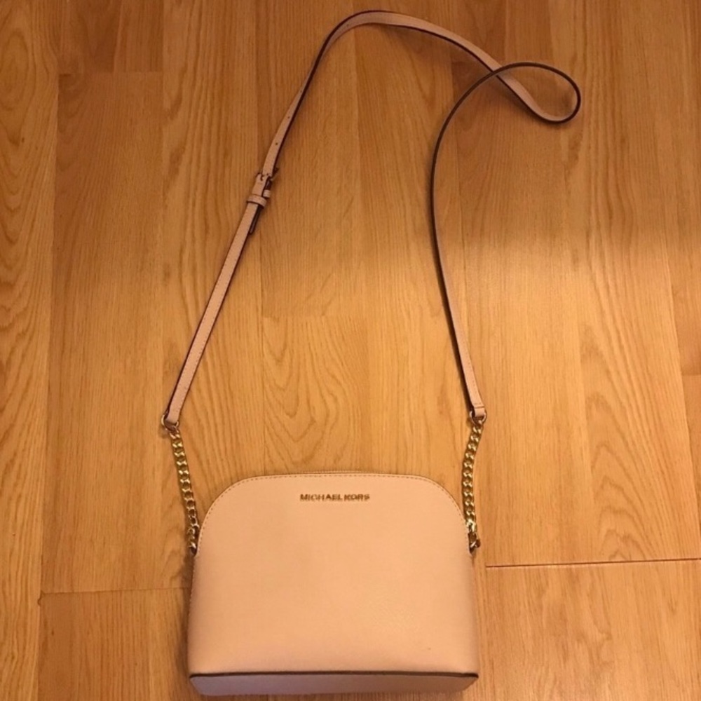 Michael Kors Leather Dome Crossbody